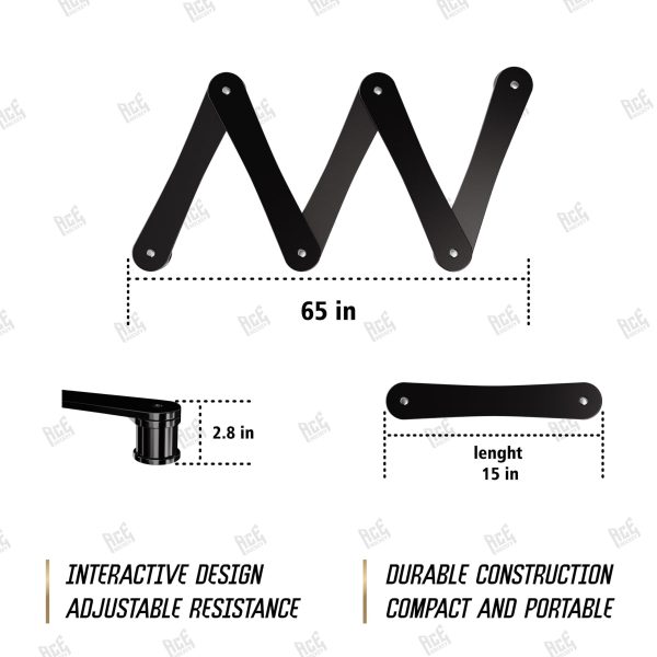 ACE HOCKEY Lightweight Stickhandling Training Aid   Snake Equipment for Puck Control Street Hockey Training Reaction Time and Coordination Durable Portable and Adjustable - Image 3
