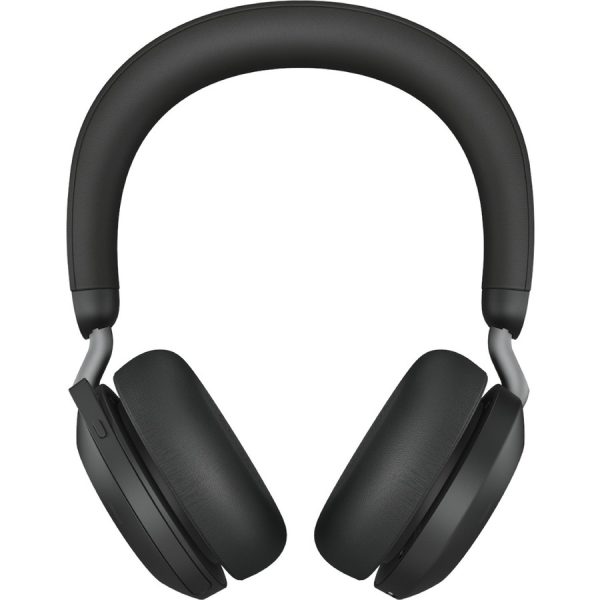 Jabra Evolve2 75 Wireless On-ear Stereo Headset - USB-C - For MS Teams - Black - Binaural - Ear-cup - 3000 cm - Bluetooth - 20 Hz to 20 kHz - MEMS Technology Microphone - Noise Cancelling - Image 11