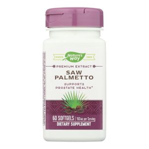 Nature's Way - Saw Palmetto Standardized - 60 Softgels