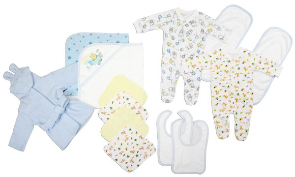 Newborn Baby Boys 13 Pc  Baby Shower Gift Set Ls_0107