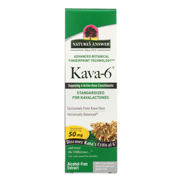 Nature's Answer - Kava 6 Extract - Alcohol Free - 1 oz - Image 2