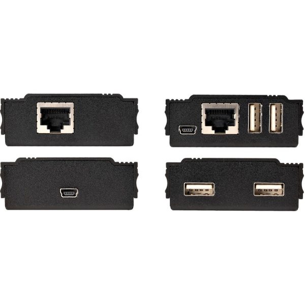 StarTech.com 4 Port USB 2.0 Extender Hub over CAT5e/CAT6 Ethernet Cable (RJ45), 330ft (100m), Metal Housing, USB Extender Kit, 480 Mbps - Image 2