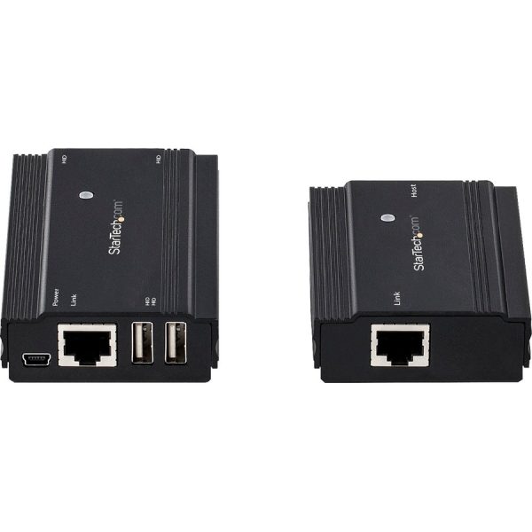 StarTech.com 4 Port USB 2.0 Extender Hub over CAT5e/CAT6 Ethernet Cable (RJ45), 330ft (100m), Metal Housing, USB Extender Kit, 480 Mbps - Image 6