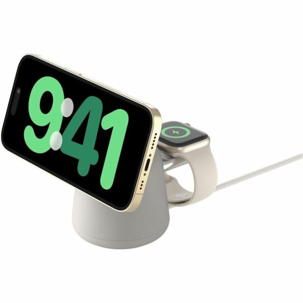 Belkin BoostCharge Pro 2-in-1 Wireless Charging Dock with MagSafe 15W - Image 4