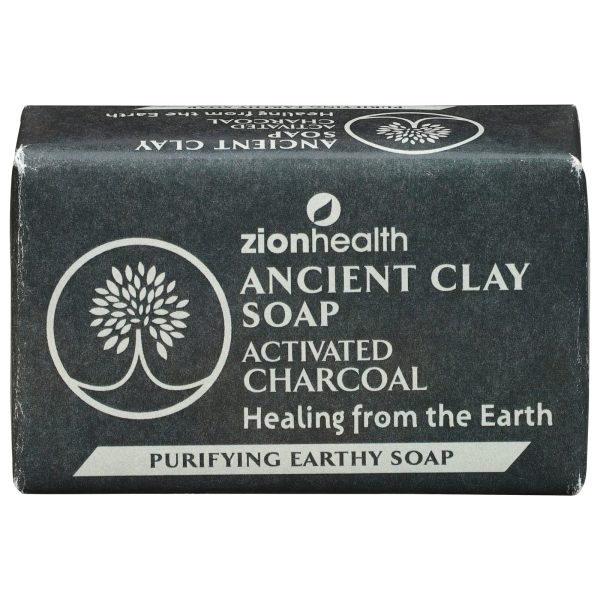 Zion Health - Anct Clay Soap Charcoal - 1 Each - 6 OZ - Image 2