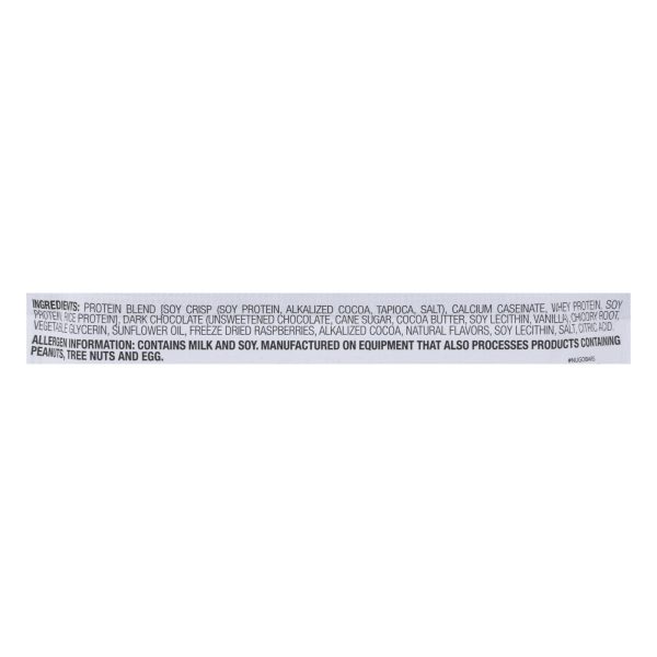 NuGO Nutrition Bar - Slim Raspberry Truffle - 1.59 oz - Case of 12 - Image 3