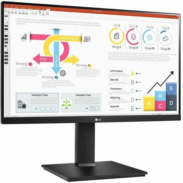 LG 24BP75Q-B 24" Class WQHD LCD Monitor - 16:9 - Black - Image 5