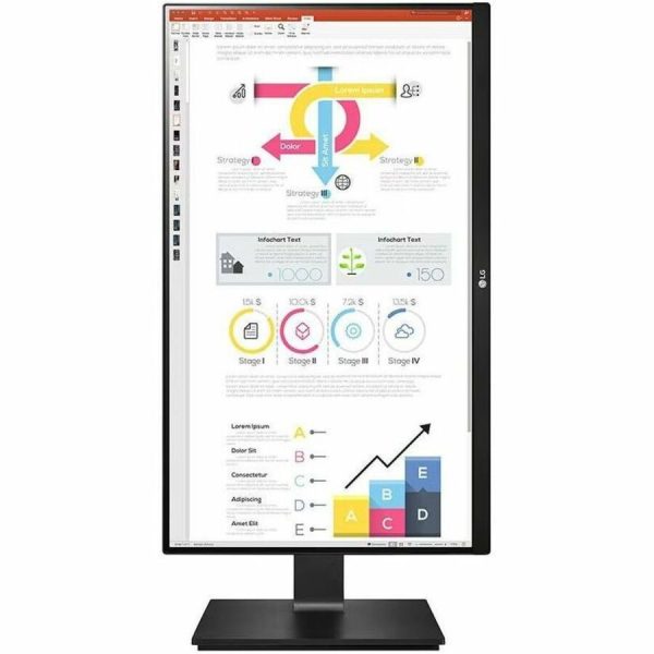 LG 24BP75Q-B 24" Class WQHD LCD Monitor - 16:9 - Black - Image 7