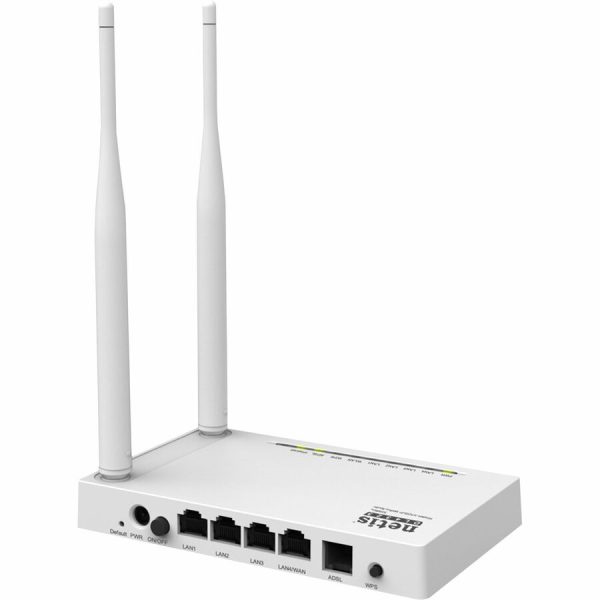 Netis DL4323 Wi-Fi 4 IEEE 802.11b/g/n ADSL2+, ADSL2, Ethernet, ADSL Modem/Wireless Router - Image 2