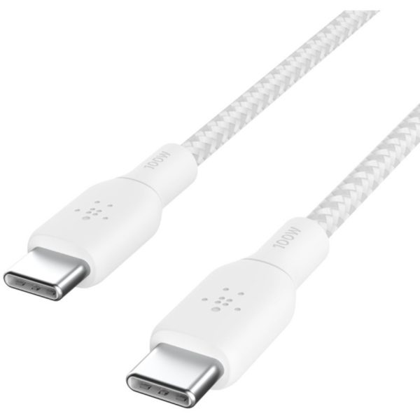 Belkin BoostCharge USB-C to USB-C Cable 100W - (2 meter / 6.6 foot, White) - Image 5