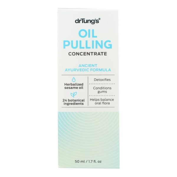Dr. Tung's Oil Pulling - Ancient Ayurvedic Formula - Case of 1 - 1.7 oz.