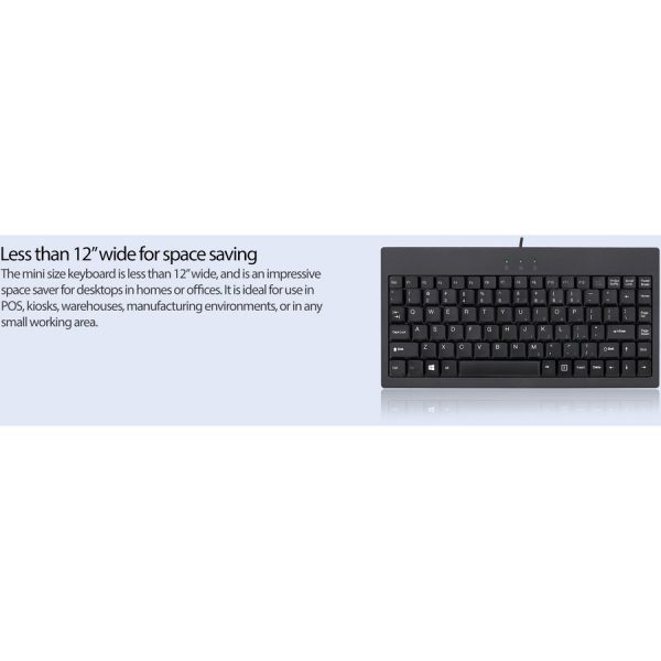 Adesso EasyTouch AKB-110B Mini Keyboard - Image 6