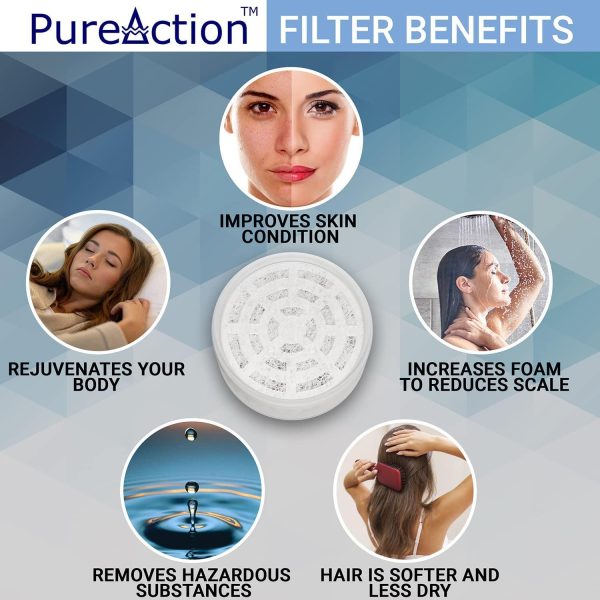 PureAction Luxury Filtered Shower Head with Handheld Hose  Hard Water Softener Shower Head  Removes Chlorine & Flouride  High Pressure Water Saving  Best Showerhead Filter  Oil Rubbed Bronze - Image 3