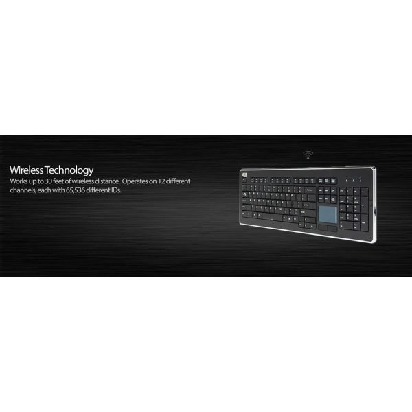 Adesso Wireless Desktop Touchpad Keyboard - Image 10