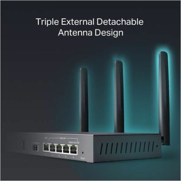 TP-Link ER706W Wi-Fi 6 IEEE 802.11 a/b/g/n/ac/ax Ethernet Wireless Router - Image 4
