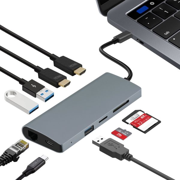 Adesso 9-in-1 USB-C Multi-Port Docking Station (TAA Compliant) - Image 7