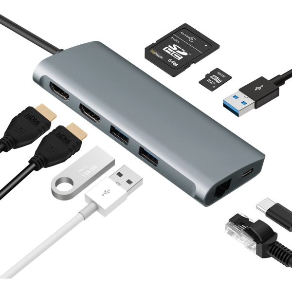 Adesso 9-in-1 USB-C Multi-Port Docking Station (TAA Compliant) - Image 10