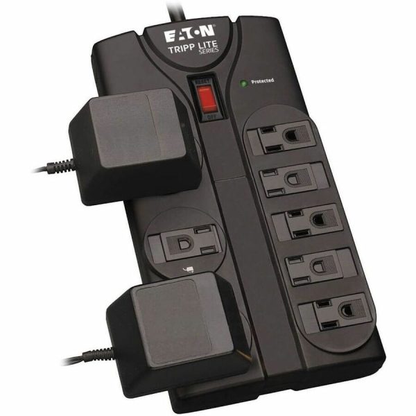 Eaton Tripp Lite Series Protect It! 8-Outlet Surge Protector, 8 ft. (2.43 m) Cord, 1440 Joules, Black Housing - Image 3