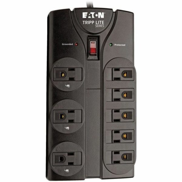 Eaton Tripp Lite Series Protect It! 8-Outlet Surge Protector, 8 ft. (2.43 m) Cord, 1440 Joules, Black Housing - Image 4