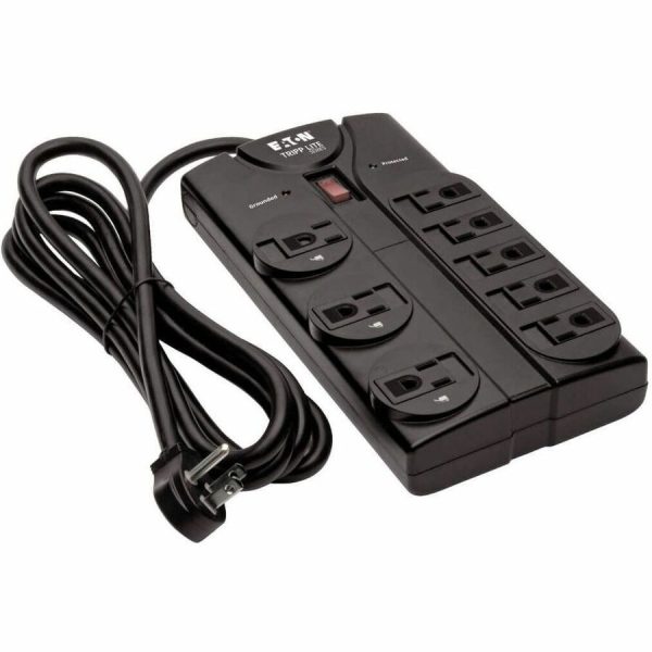 Eaton Tripp Lite Series Protect It! 8-Outlet Surge Protector, 8 ft. (2.43 m) Cord, 1440 Joules, Black Housing - Image 7
