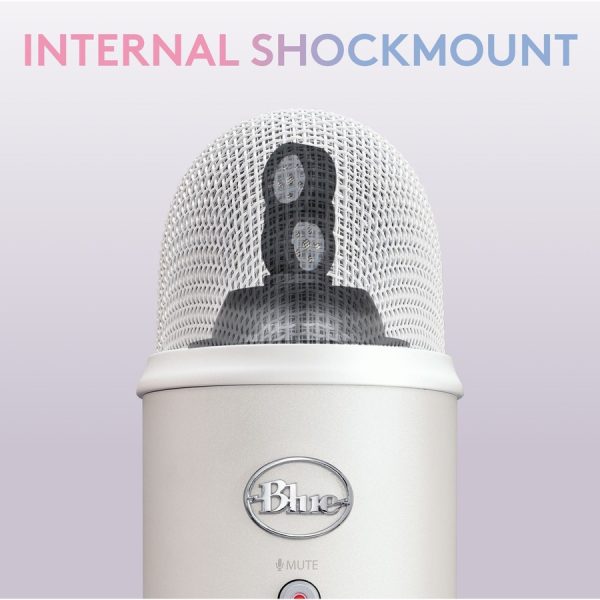 Blue Yeti Wired Microphone - White Mist - Image 5