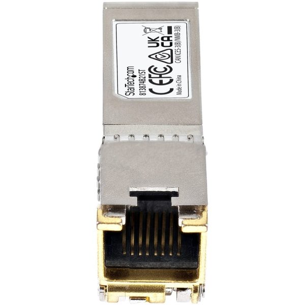 StarTech.com HPE 813874-B21 Compatible SFP+ Module - 10GBASE-T - 10GE Gigabit Ethernet SFP+ to RJ45 Cat6/Cat5e - 30m - Image 2