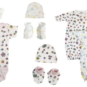 Newborn Baby Girl 8 Pc  Sets Nc_0626