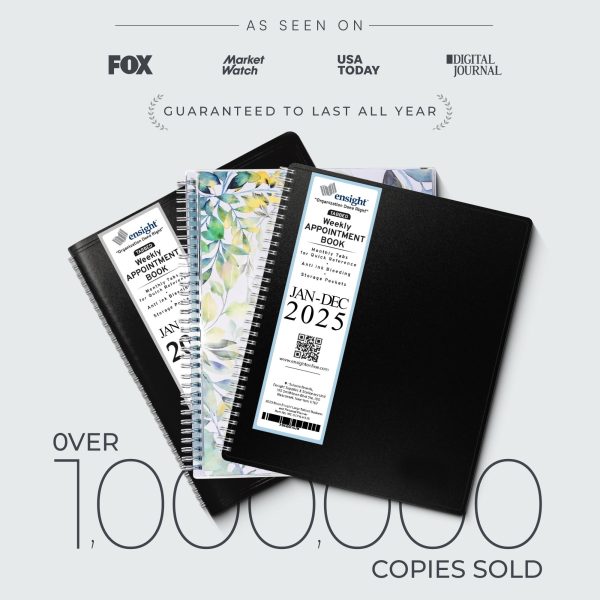 2025 Appointment Book & Planner   6.5 x 8.5 inches Large Tabbed Daily Hourly Weekly Planner Calendar & Schedule Book 30 Minute time Slots Business & Personal Planner Jan 2025  Dec 2025  Black - Image 6