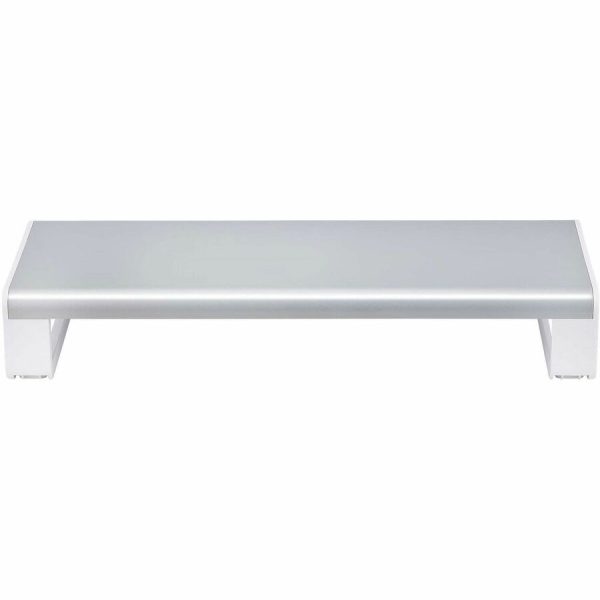 StarTech.com Ergonomic Monitor Riser Stand, Up to 33lb/15kg, Fixed height 3.5in/9cm, Desktop Computer Monitor/Laptop Riser, Steel Platform - Image 6