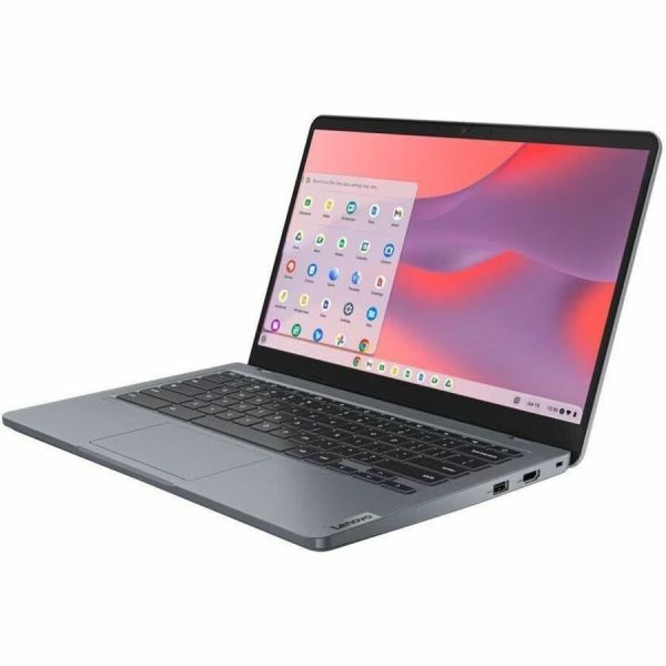 Lenovo 14e Chromebook Gen 3 82W6000AUS 14" Touchscreen Notebook - Full HD - Intel N-Series N100 - 4 GB - 32 GB Flash Memory - English Keyboard - Storm Gray - Image 3