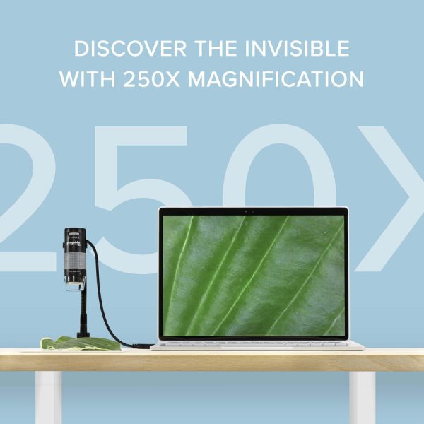 Plugable USB 2.0 Digital Microscope with Flexible Arm Observation Stand - Image 2