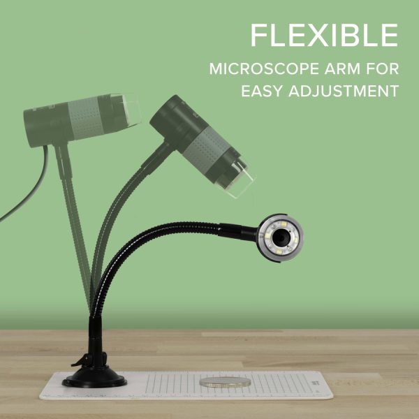 Plugable USB 2.0 Digital Microscope with Flexible Arm Observation Stand - Image 5