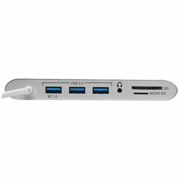 Eaton Tripp Lite Series USB-C Dock, Dual Display - 4K HDMI/mDP, VGA, USB 3.x (5Gbps), USB-A/C Hub, GbE, Memory Card, 100W PD Charging - Image 2