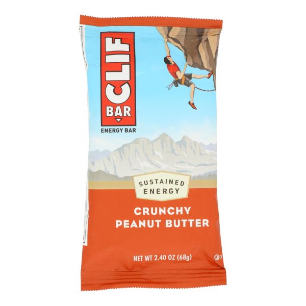 Clif Bar - Organic Crunch Peanut Butter - Case of 12 - 2.4 oz - Image 2