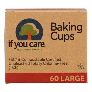 If You Care Baking Cups - Brown 2.5 Inch - Case of 24 - 60 Count