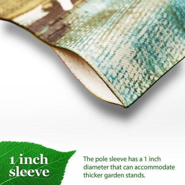 G128 Garden Flag Welcome Sunflowers and Butterflies | 12x18 Inch | Printed Blockout Polyester - Everyday Decoration - Image 5