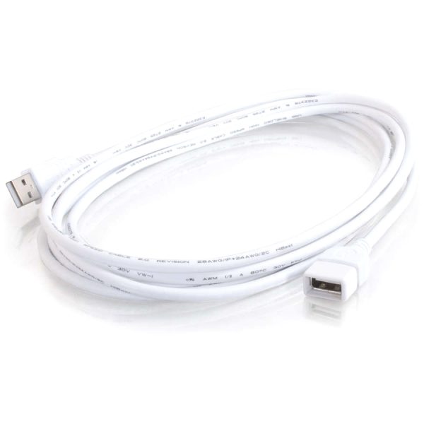 C2G 3m (10ft) USB Extension Cable - USB 2.0 A to USB A - M/F - Image 2