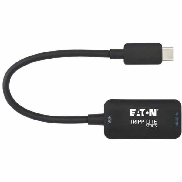 Eaton Tripp Lite Series USB-C to HDMI Active Adapter Cable (M/F), 4K 60 Hz, HDR, 4:4:4, DP 1.2 Alt Mode, HDCP 2.2, Black, 6 in. (15.2 cm) - Image 7