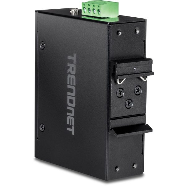 TRENDnet Industrial SFP to Gigabit PoE+ Media Converter, IP30 Rated Housing, Operating temperature range -40°- 75 °C to (-40° - 167 °F), TI-PF11SFP, Black - Image 6