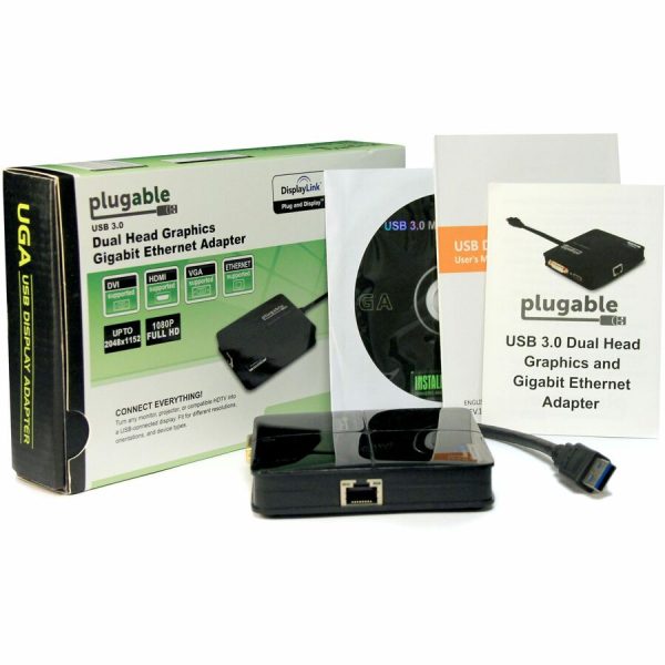 Plugable USB 3.0 Universal Mini Laptop Docking Station for Windows and Mac - Image 5