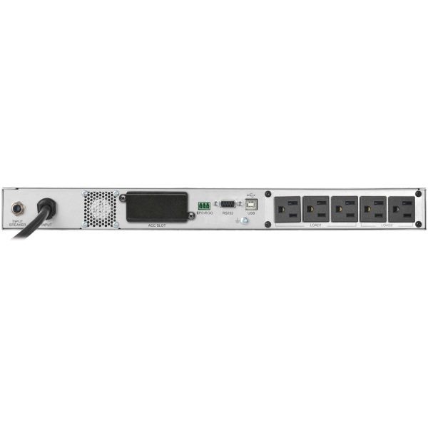 Eaton Tripp Lite Series 120V 1440VA 1440W Double-Conversion Smart Online UPS - 5 Outlets, Card Slot, LCD, USB, DB9, 1U Rack - Image 4