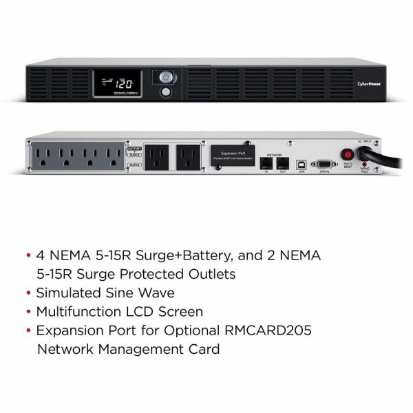 CyberPower OR1000LCDRM1U Smart App LCD UPS Systems - Image 2