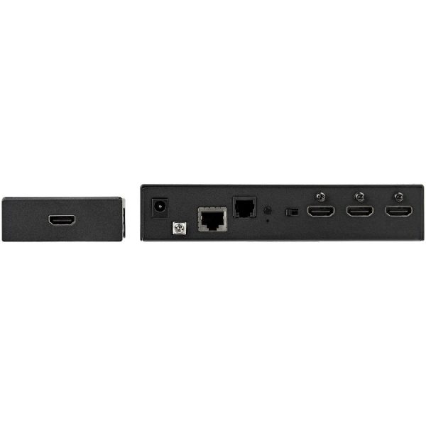 StarTech.com HDMI Extender over CAT6/5e with 3 Port Video Switch 4k 30Hz/115ft, 4K HDMI Switch Box, Video over HDBaseT with Auto Switcher - Image 3