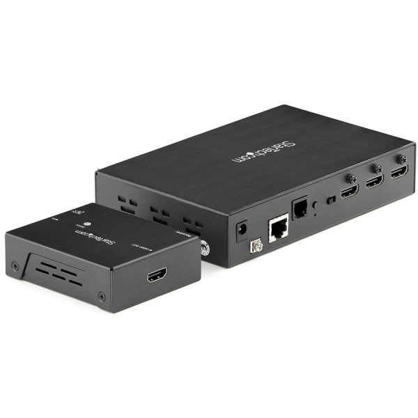 StarTech.com HDMI Extender over CAT6/5e with 3 Port Video Switch 4k 30Hz/115ft, 4K HDMI Switch Box, Video over HDBaseT with Auto Switcher - Image 4