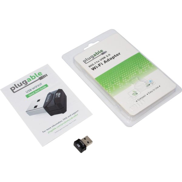 Plugable USB 2.0 Wireless N 802.11n 150 Mbps Nano WiFi Network Adapter - Image 5