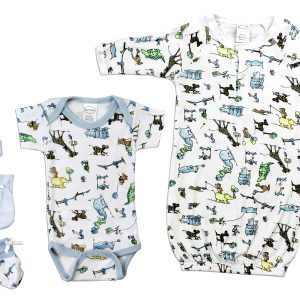 Newborn Baby Boys 5 Pc  Baby Shower Gift Set Ls_0079