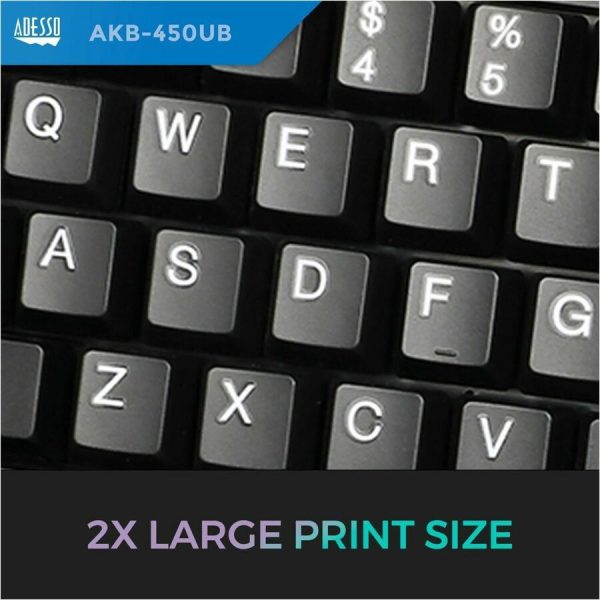 Adesso Tru-Form Ergonomic Touchpad Keyboard - Image 5