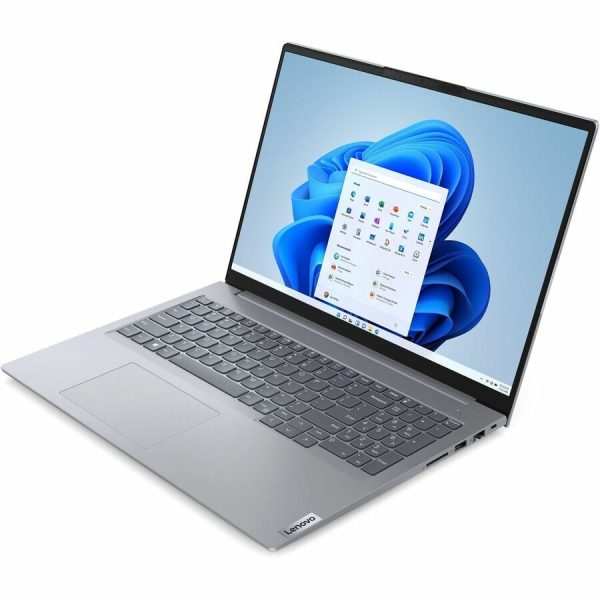 Lenovo ThinkBook 16 G7 IML 21MS0065US 16" Notebook - WUXGA - Intel Core Ultra 5 125U - 16 GB - 256 GB SSD - English (US) Keyboard - Arctic Gray - Image 5
