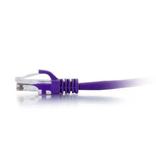 C2G 15ft Cat6a Snagless Unshielded UTP Network Patch Ethernet Cable-Purple - Image 3