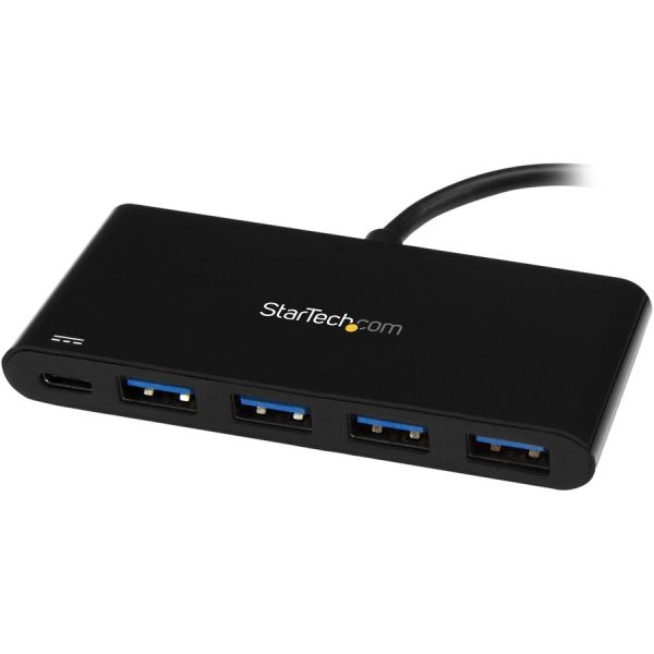 StarTech.com 4 Port USB C Hub with 4x USB Type-A (USB 3.0 SuperSpeed 5Gbps) - 60W Power Delivery Passthrough - Portable C to A Adapter Hub - Image 2
